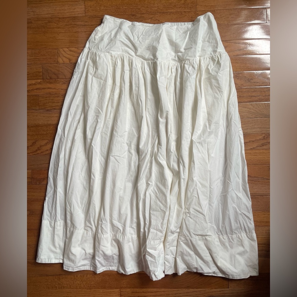 Anthropologie Women's Cotton Maxi Skirt